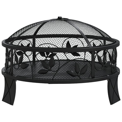Braciere con Attizzatoio 50 cm XXL in Acciaio