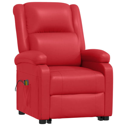 Poltrona Alzapersona Rosso in Similpelle