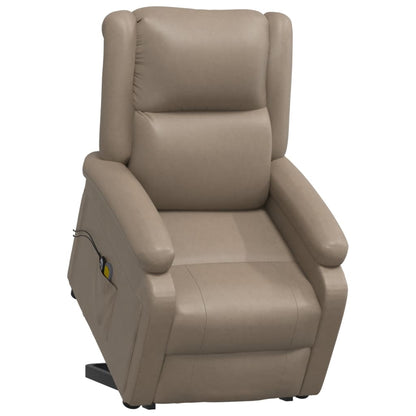 Poltrona Alzapersona Cappuccino Similpelle