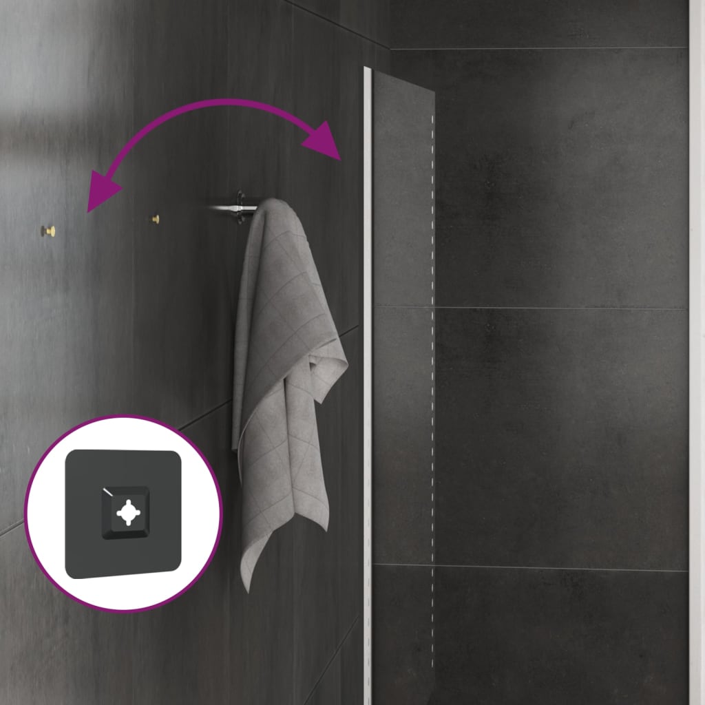 Specchio da Bagno con Luci LED 30x50 cm
