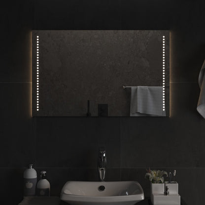 Specchio da Bagno con Luci LED 50x80 cm