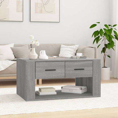 Tavolino da Salotto Grigio Sonoma 80x50x40 cm Legno Multistrato