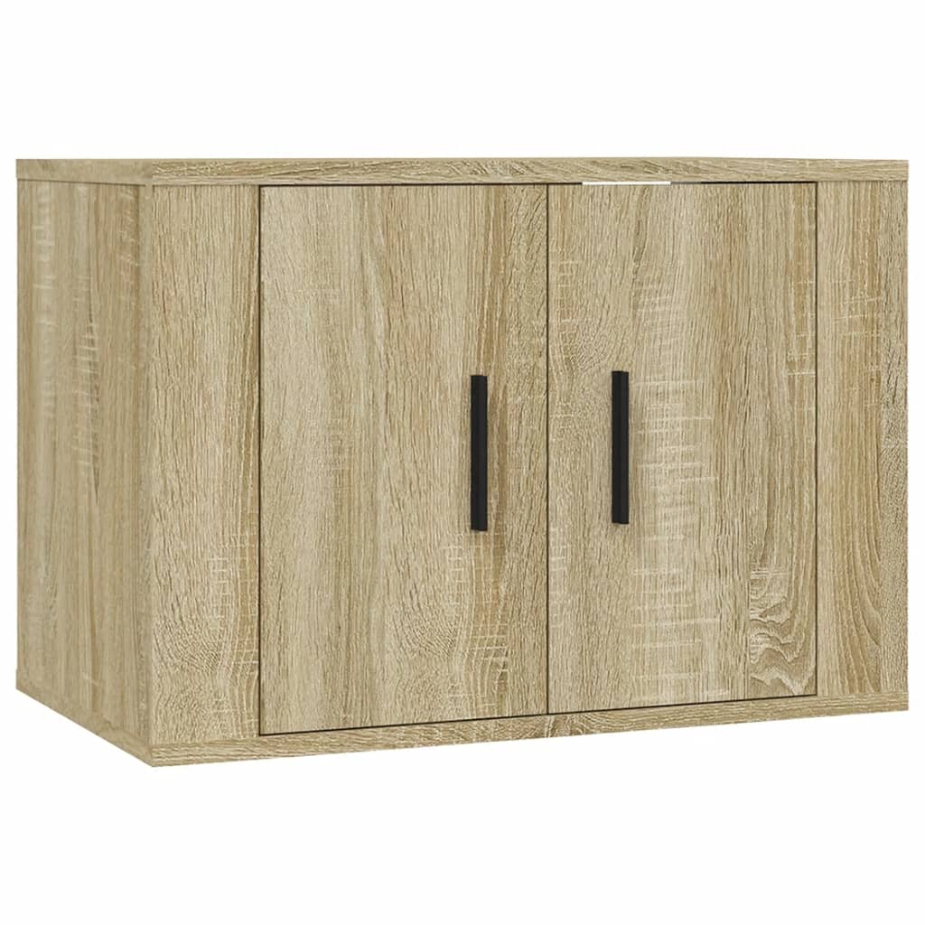 Mobile Porta TV a Parete Rovere Sonoma 57x34,5x40 cm