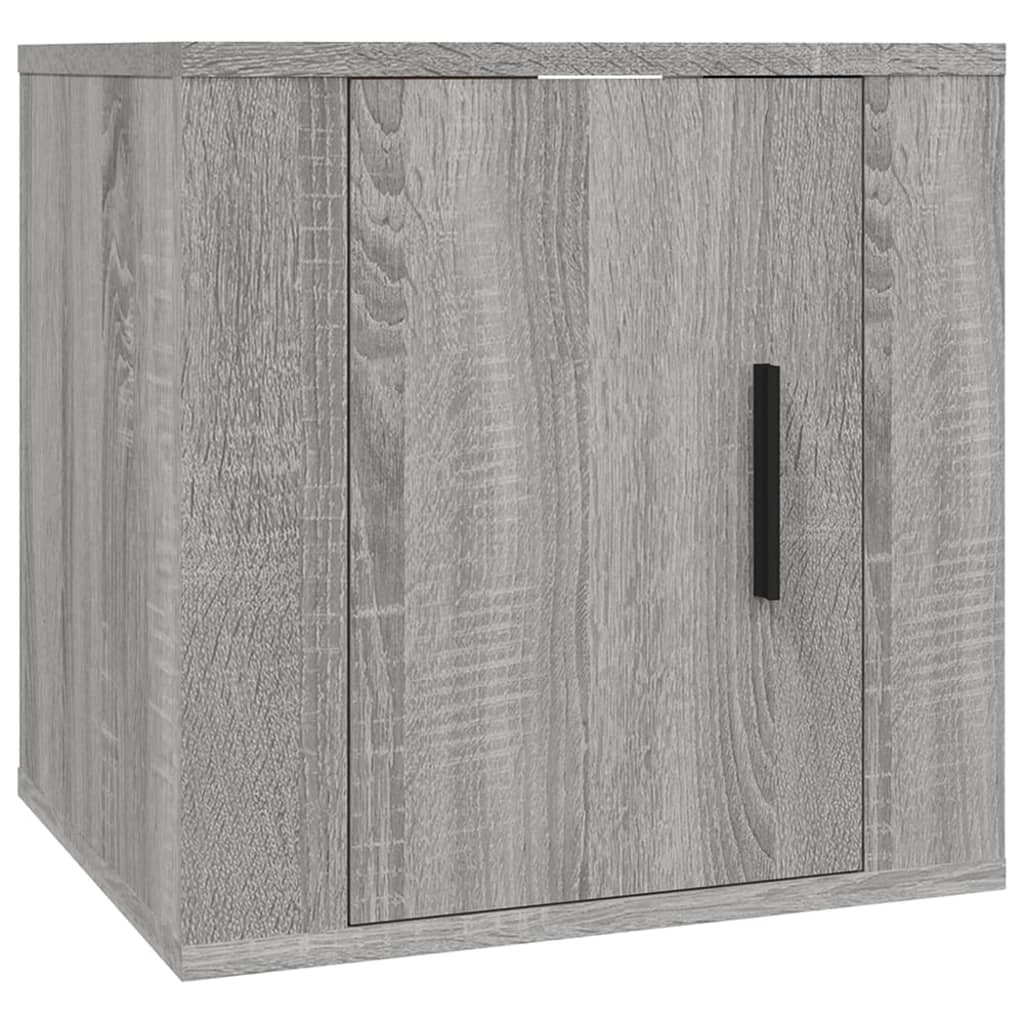 Mobile Porta TV a Parete Grigio Sonoma 40x34,5x40 cm