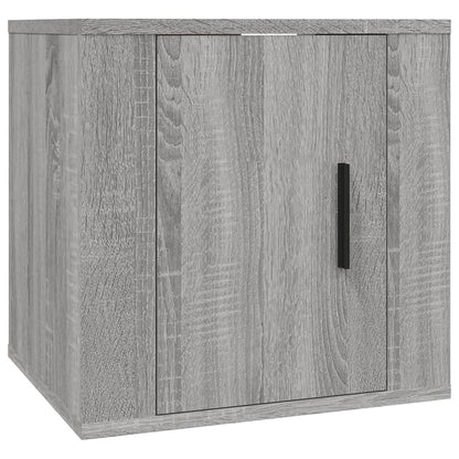 Mobile Porta TV a Parete Grigio Sonoma 40x34,5x40 cm
