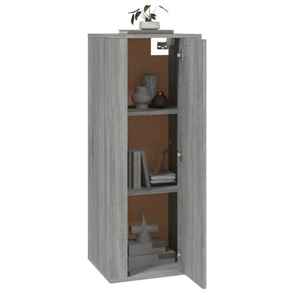 Mobile Porta TV a Parete Grigio Sonoma 40x34,5x100 cm