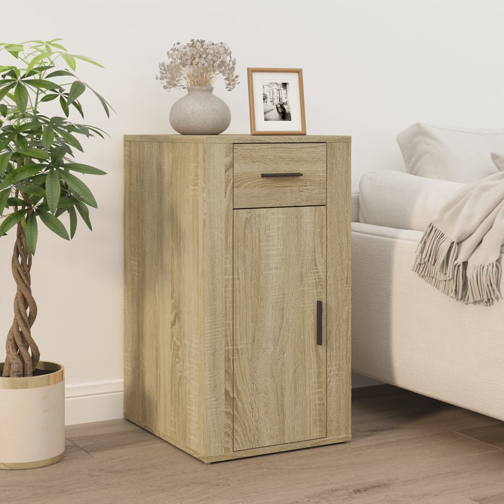 Mobile Scrivania Rovere Sonoma 40x49x75 cm Legno Multistrato