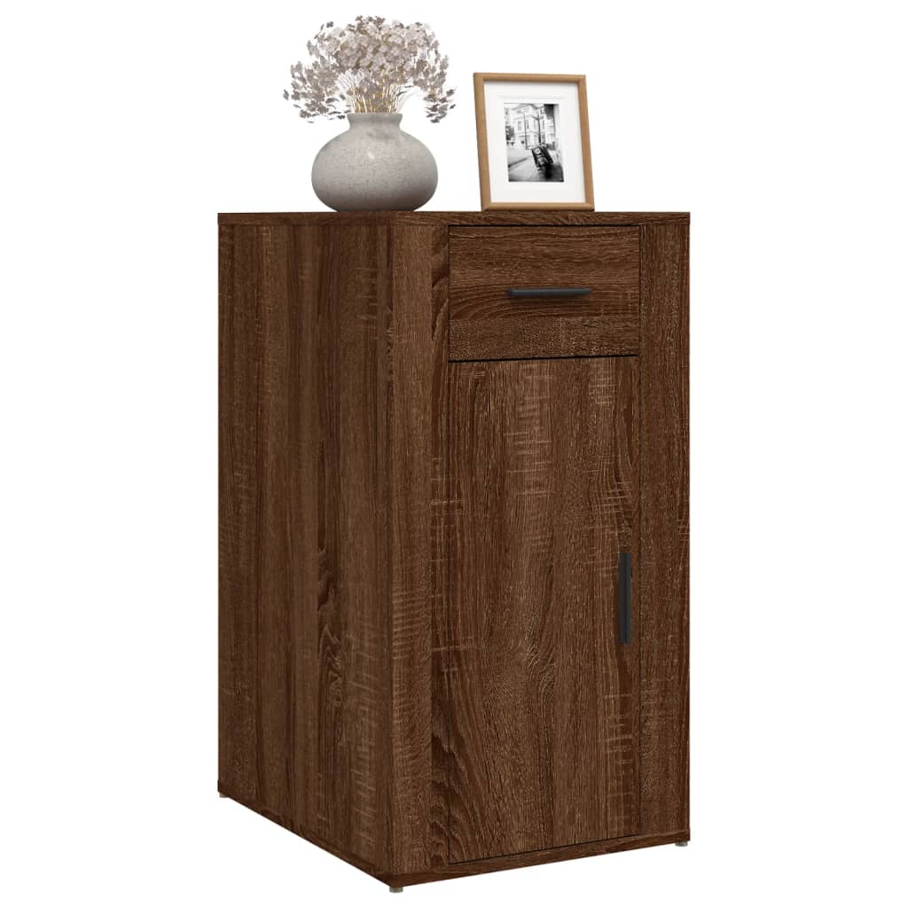 Mobile Scrivania rovere marrone 40x49x75 cm Legno Multistrato