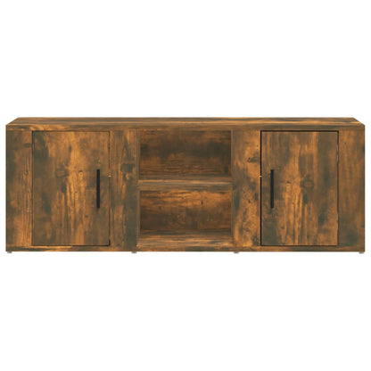 Mobile TV Rovere Fumo 100x31,5x35 cm in Legno Multistrato
