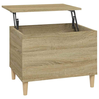 Tavolino Salotto Rovere Sonoma 60x44,5x45 cm Legno Multistrato