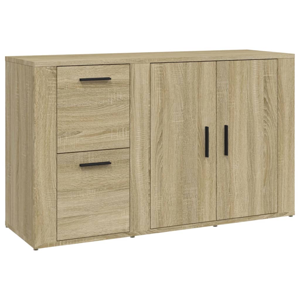 Credenza Rovere Sonoma 100x33x59,5 cm in Legno Multistrato