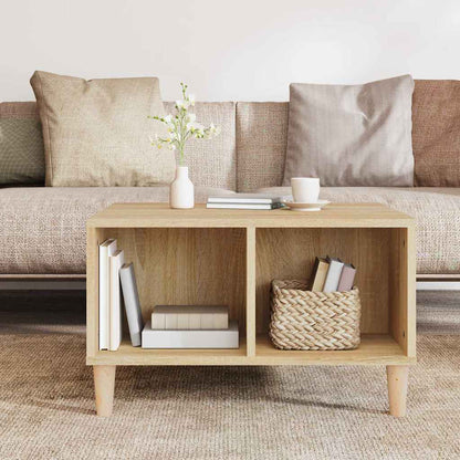 Tavolino Salotto Rovere Sonoma 60x50x36,5 cm Legno Multistrato