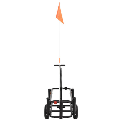 Carrello da Pesca Acciaio Nero
