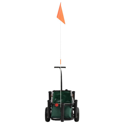 Carrello da Pesca con Borsa Acciaio Nero