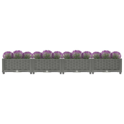 Fioriera Rialzata 160x40x23 cm in Polipropilene