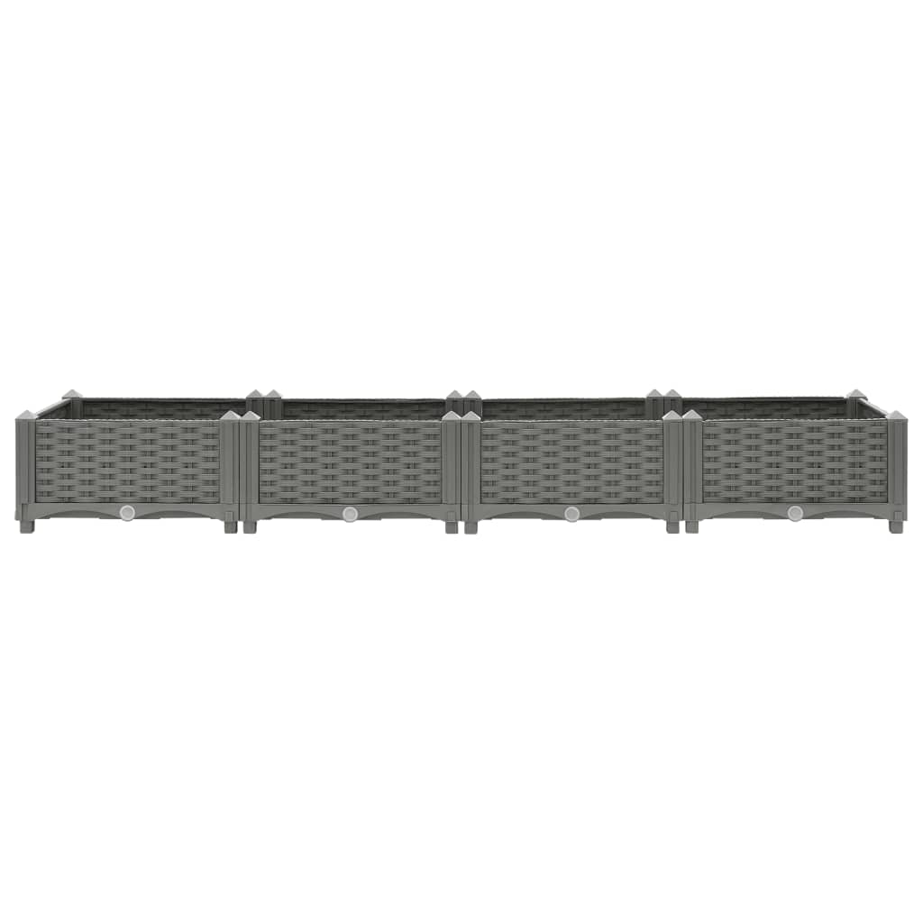 Fioriera Rialzata 160x40x23 cm in Polipropilene