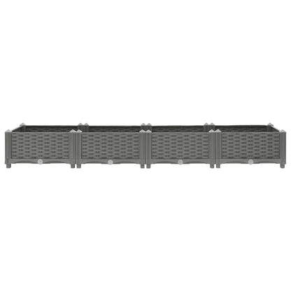 Fioriera Rialzata 160x40x23 cm in Polipropilene