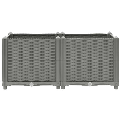 Fioriera Rialzata 80x40x38 cm in Polipropilene