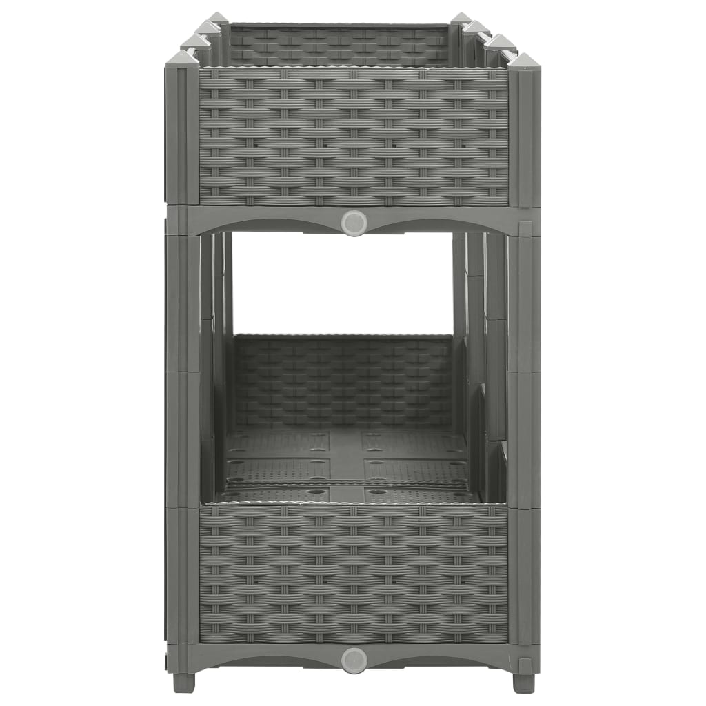 Fioriera Rialzata 120x40x71 cm in Polipropilene