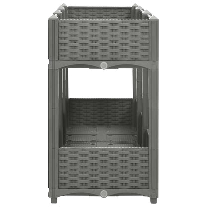 Fioriera Rialzata 120x40x71 cm in Polipropilene