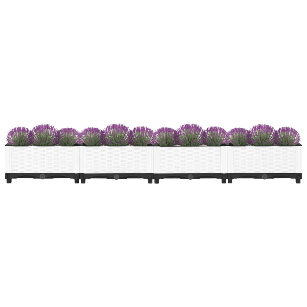 Fioriera Rialzata 160x40x23 cm in Polipropilene