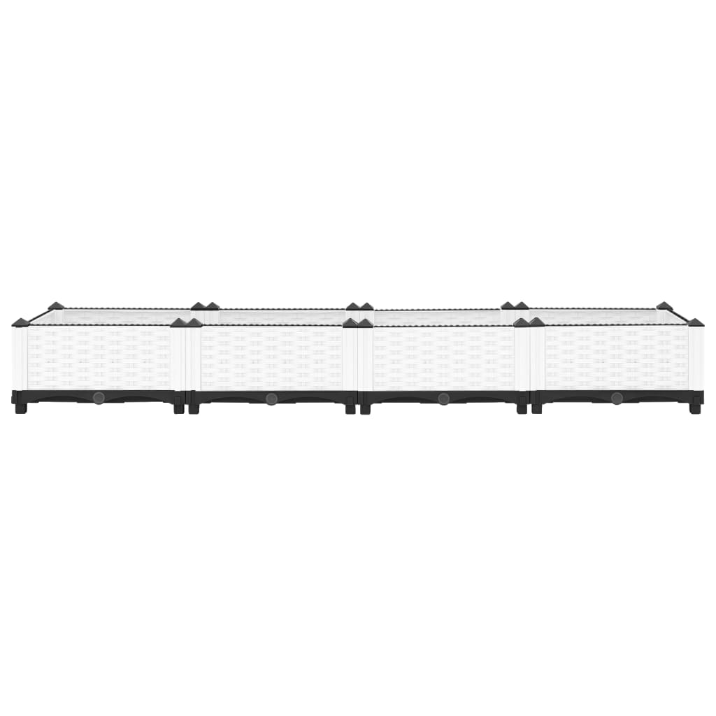 Fioriera Rialzata 160x40x23 cm in Polipropilene