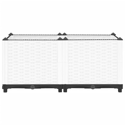Fioriera Rialzata 80x40x38 cm in Polipropilene