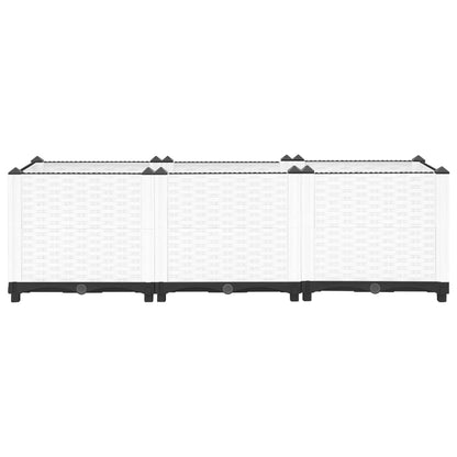 Fioriera Rialzata 120x40x38 cm in Polipropilene