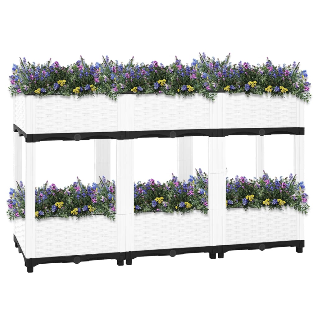 Fioriera Rialzata 120x40x71 cm in Polipropilene