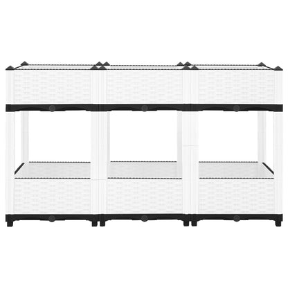 Fioriera Rialzata 120x40x71 cm in Polipropilene
