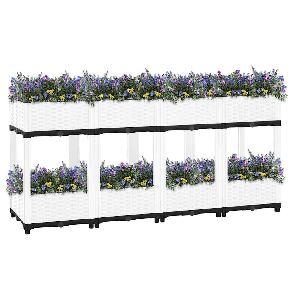 Fioriera Rialzata 160x40x71 cm in Polipropilene