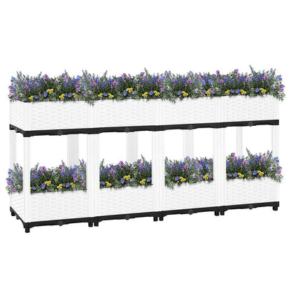 Fioriera Rialzata 160x40x71 cm in Polipropilene
