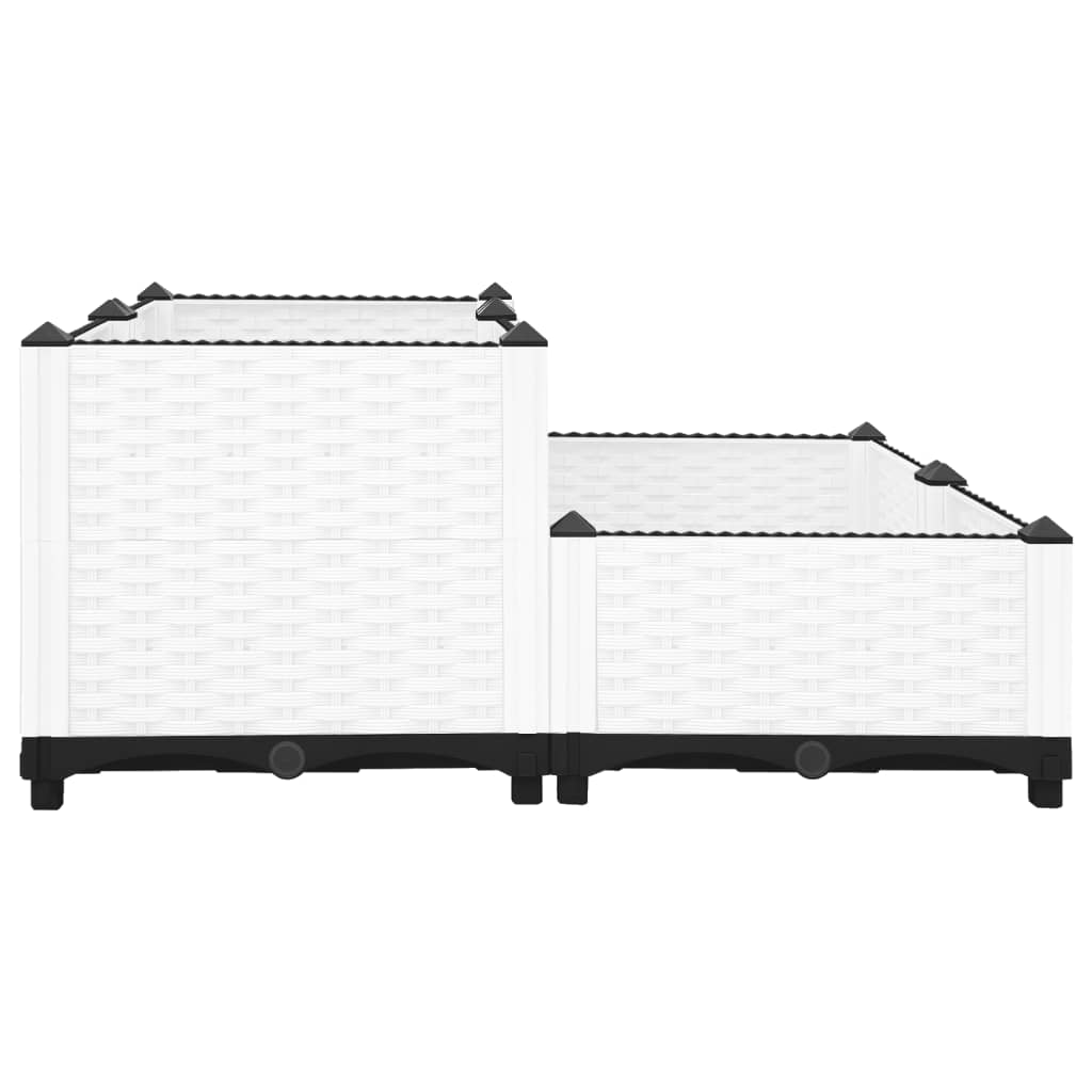 Fioriera Rialzata 80x80x38 cm in Polipropilene