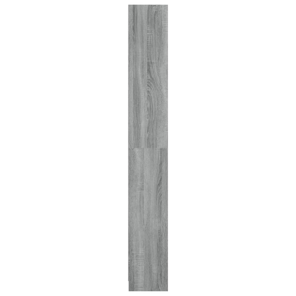 Libreria 5 Ripiani Grigio Sonoma 40x24x175 cm Legno Multistrato