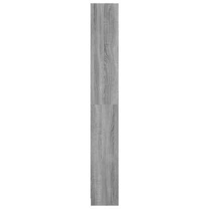 Libreria 5 Ripiani Grigio Sonoma 40x24x175 cm Legno Multistrato