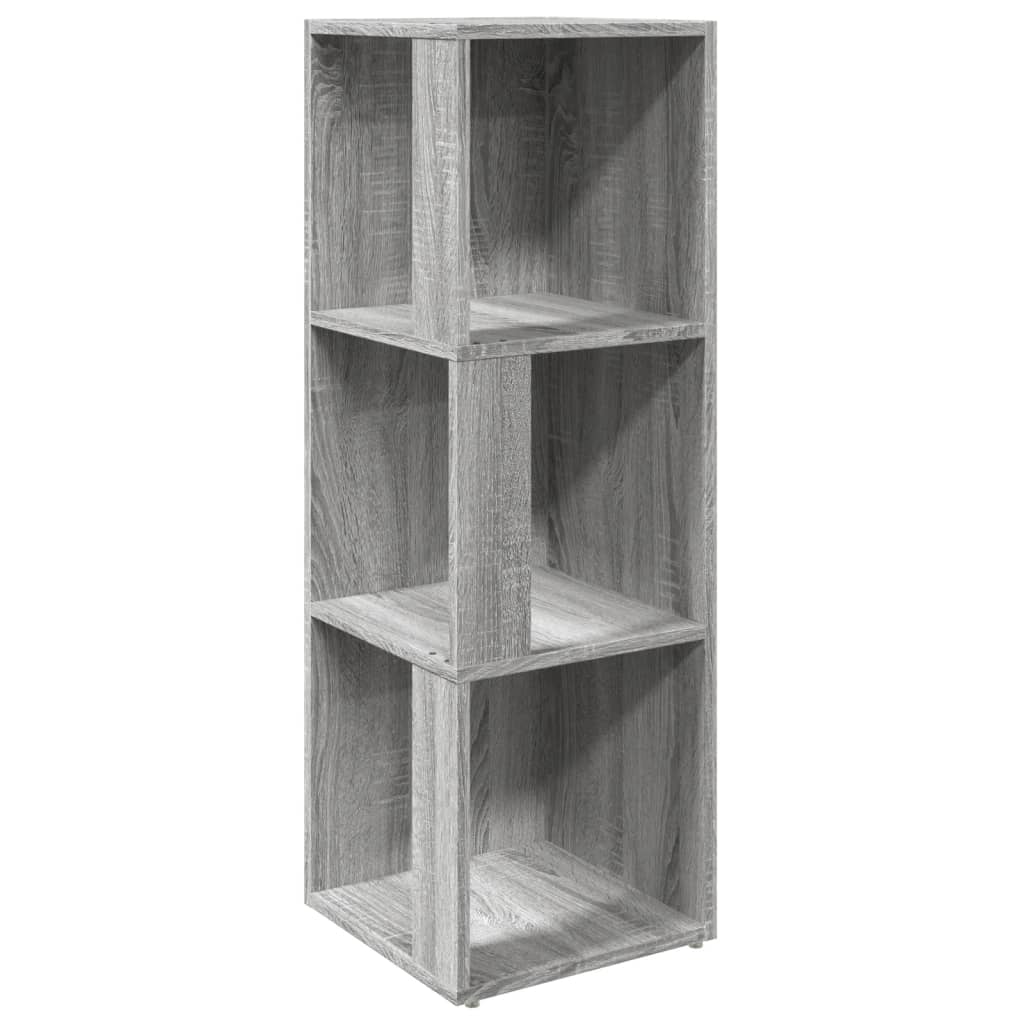 Scaffale Angolare Grigio Sonoma 33x33x100 cm Legno Multistrato