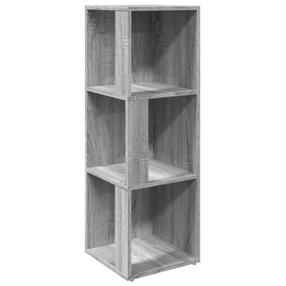 Scaffale Angolare Grigio Sonoma 33x33x100 cm Legno Multistrato