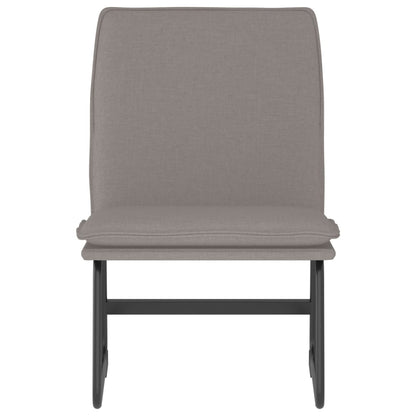 Sedia Lounge Tortora 52x75x76 cm in Tessuto