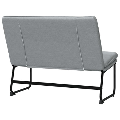 Panca Grigio Chiaro 100x75x76 cm in Tessuto