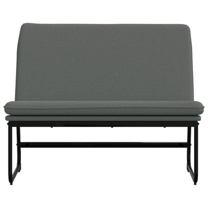 Panca Grigio Scuro 100x75x76 cm in Tessuto