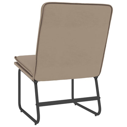 Sedia Lounge Cappuccino 54x75x76 cm in Similpelle