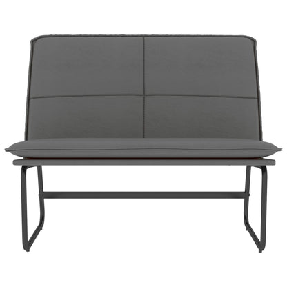 Panca Grigia 100x75x76 cm in Similpelle