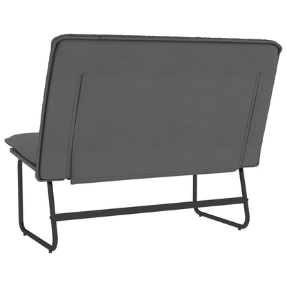 Panca Grigia 100x75x76 cm in Similpelle