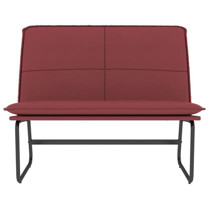 Panca Rosso Vino 100x75x76 cm in Similpelle