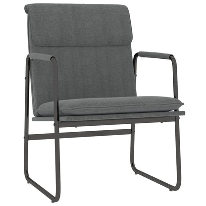 Sedia Lounge Grigio Scuro 55x64x80 cm in Tessuto