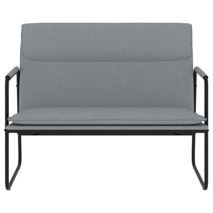 Panca Grigio Chiaro 100x64x80 cm in Tessuto