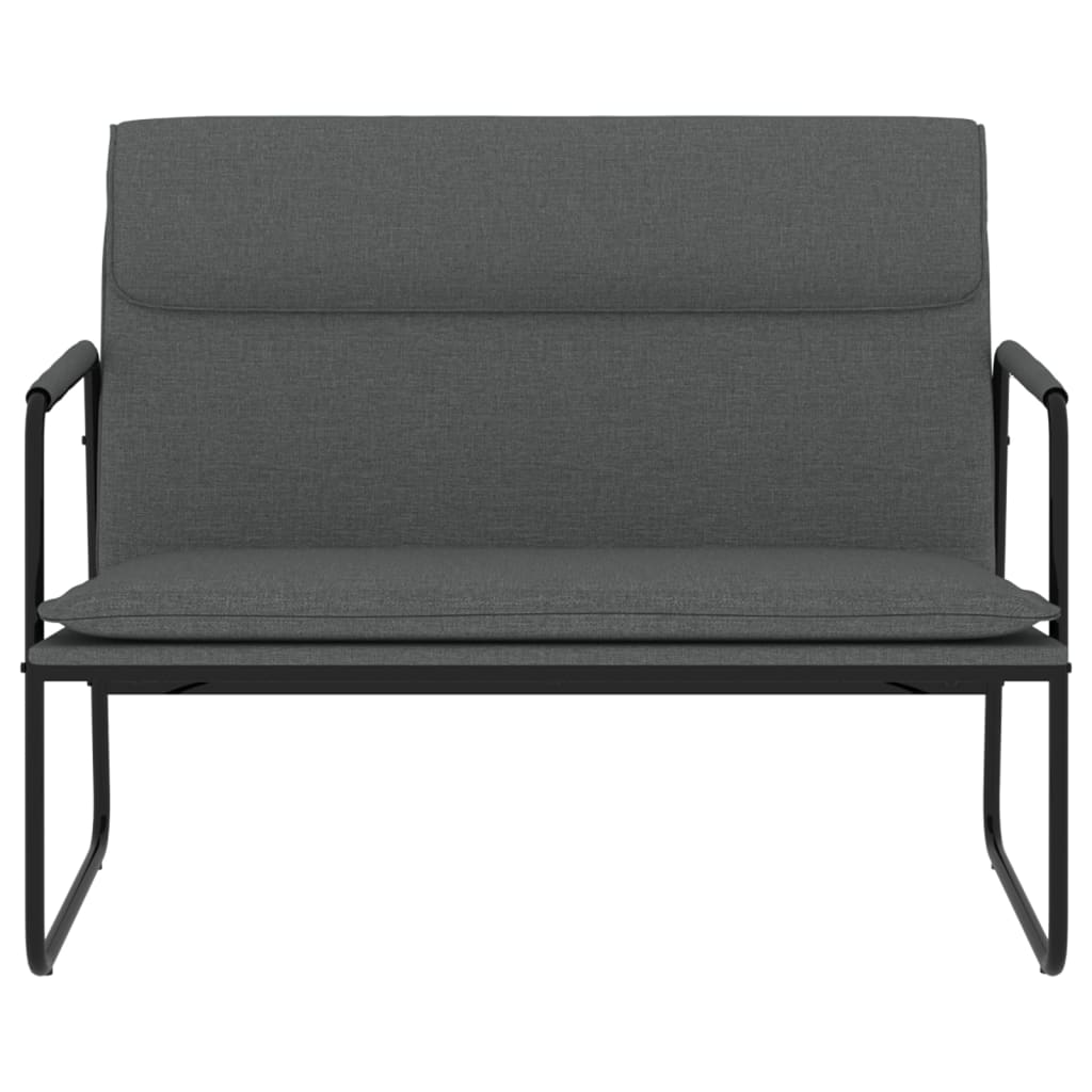 Panca Grigio Scuro 100x64x80 cm in Tessuto