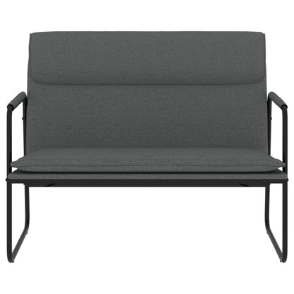 Panca Grigio Scuro 100x64x80 cm in Tessuto