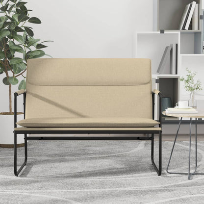 Panca Crema 100x64x80 cm in Tessuto