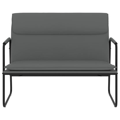 Panca Grigia 100x64x80 cm in Similpelle